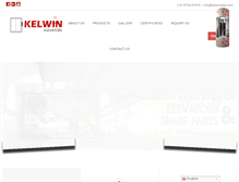 Tablet Screenshot of kelwinelevators.com